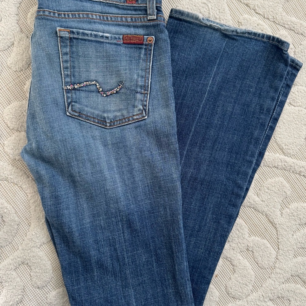 Rhinestone 7 For All Mankind Jeans